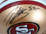 Patrick Willis Autographed San Francisco 49ers Mini Helmet-Beckett W Hologram *Black Image 2