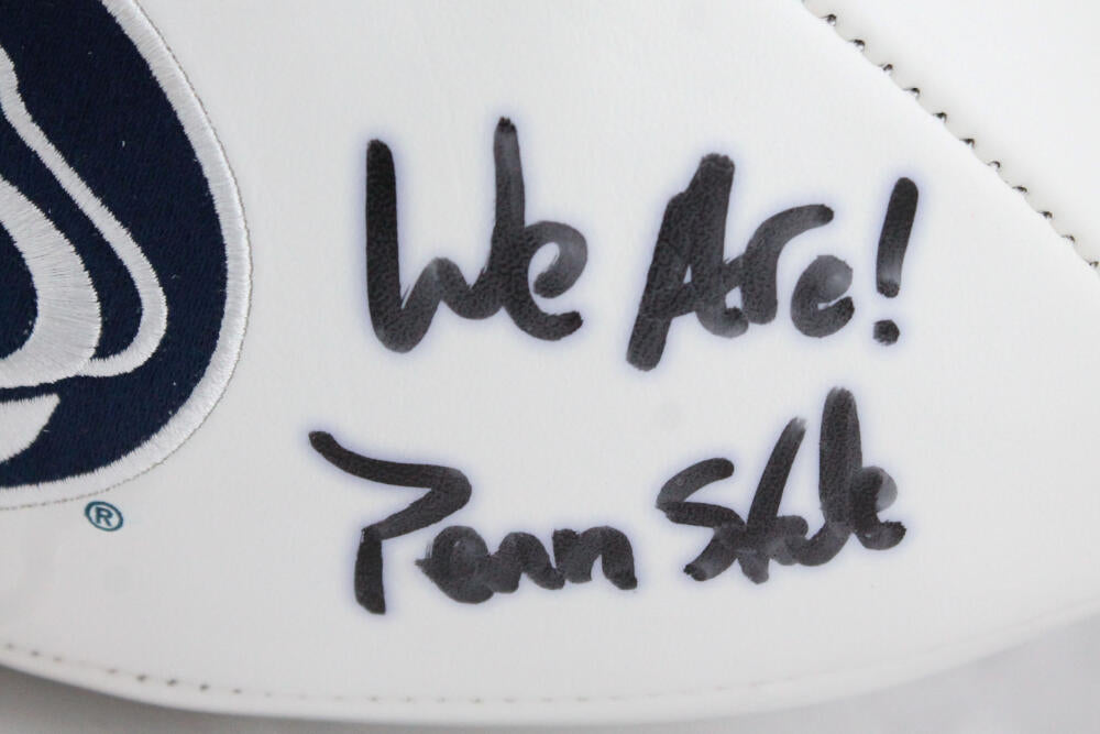 Connor McGovern Autographed Penn State Nittany Lions Logo Football w/ We Are Penn State- JSA W Auth Image 3