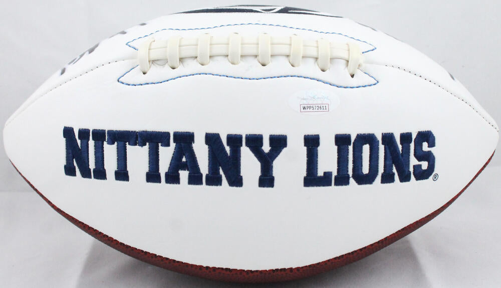 Connor McGovern Autographed Penn State Nittany Lions Logo Football w/ We Are Penn State- JSA W Auth Image 4