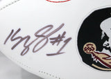 Kelvin Benjamin Autographed Florida State Seminoles Logo Football- Beckett Auth Image 2