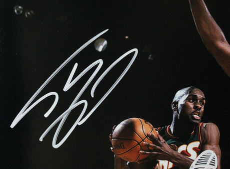 Shaquille O'Neal Autographed LA Lakers 16x20 Block FP Photo-Beckett W Hologram *White Image 2