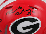 James Cook Autographed Georgia Bulldogs Speed Mini Helmet w/Natl Champs-Beckett W Hologram *Black Image 2