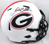 Nick Chubb Autographed Georgia Bulldogs F/S Lunar Speed Helmet-Beckett W Hologram *Black Image 1