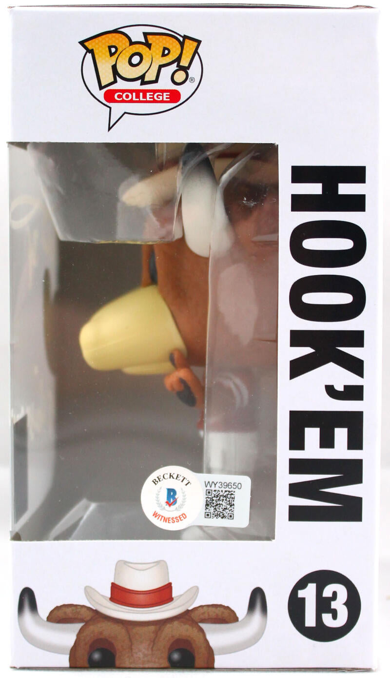 Ricky Williams Autographed Texas Longhorns Funko Pop Figurine #13 Heisman- Beckett W Hologram *White Image 4