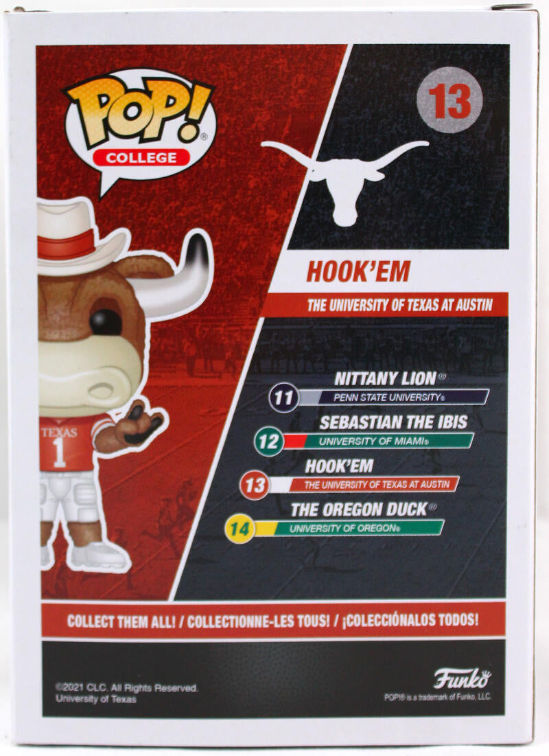 Ricky Williams Autographed Texas Longhorns Funko Pop Figurine #13 Heisman- Beckett W Hologram *White Image 5