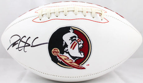 Deion Sanders Autographed Florida State Seminoles Logo Football- Beckett W Hologram *Black Image 1