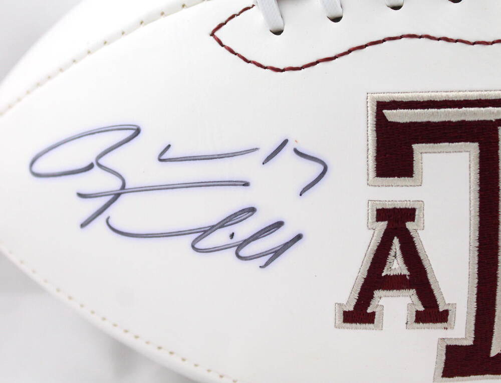 Ryan Tannehill Autographed Texas A&M Aggies Logo Football- JSA W Authenticated Image 2