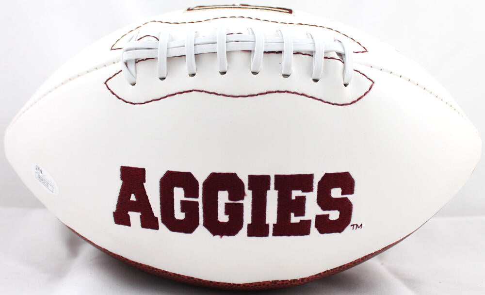 Ryan Tannehill Autographed Texas A&M Aggies Logo Football- JSA W Authenticated Image 3