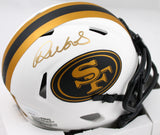 Deebo Samuel Autographed San Francisco 49ers Lunar Speed Mini Helmet - JSA *Gold Image 1