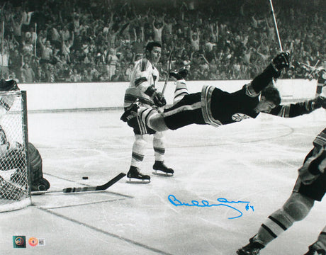 Bobby Orr Autographed 16x20 B/W Photo- Beckett Hologram Orr Hologram Image 1