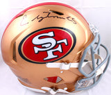 Elijah Mitchell Autographed San Francisco 49ers F/S Speed Authentic Helmet-Beckett W Hologram *Black Image 1