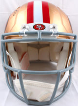 Elijah Mitchell Autographed San Francisco 49ers F/S Speed Authentic Helmet-Beckett W Hologram *Black Image 3