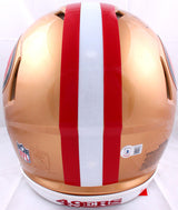 Elijah Mitchell Autographed San Francisco 49ers F/S Speed Authentic Helmet-Beckett W Hologram *Black Image 4