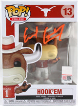 Earl Campbell Autographed Texas Longhorns Funko Pop Figurine #13- Beckett W Hologram *Orange Image 1