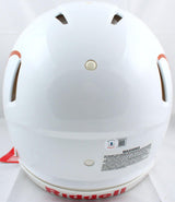 Earl Campbell Autographed Texas Longhorns F/S Speed Authentic Helmet w/HT 77- Beckett W Hologram *Black Image 4