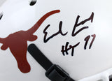 Earl Campbell Autographed Texas Longhorns F/S Schutt Helmet w/HT 77- Beckett W Hologram *Black Image 2