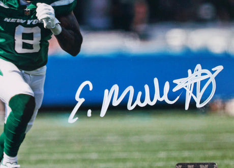 Elijah Moore Autographed New York Jets 8x10 FP Stance Photo- Beckett W Hologram *White Image 2