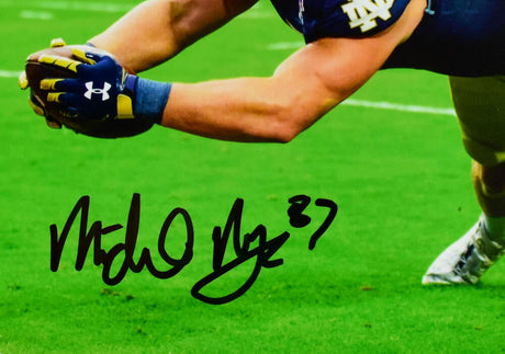 Michael Mayer Autographed Notre Dame 8X10 Stretch Photo- Beckett W Hologram *Black Image 2