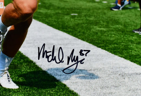 Michael Mayer Autographed Notre Dame 16x20 TD Photo- Beckett W Hologram *Black Image 2