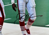 Deion Sanders Autographed 49ers 16x20 Sideline Photo- Beckett W Hologram *Black Image 2