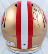 Deion Sanders Autographed San Francisco 49ers F/S 64-95 Speed Helmet w/HOF-Beckett W Hologram *Black Image 4