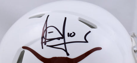 Vince Young Autographed Texas Longhorns Speed Mini Helmet - Beckett W Hologram *Black Image 2