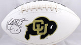 Kordell Stewart Autographed Colorado Logo Football- Beckett W Hologram *Black Image 1