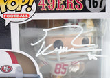 George Kittle Autographed San Francisco 49ers Funko Pop Figurine #167- Beckett W Hologram *White Image 2