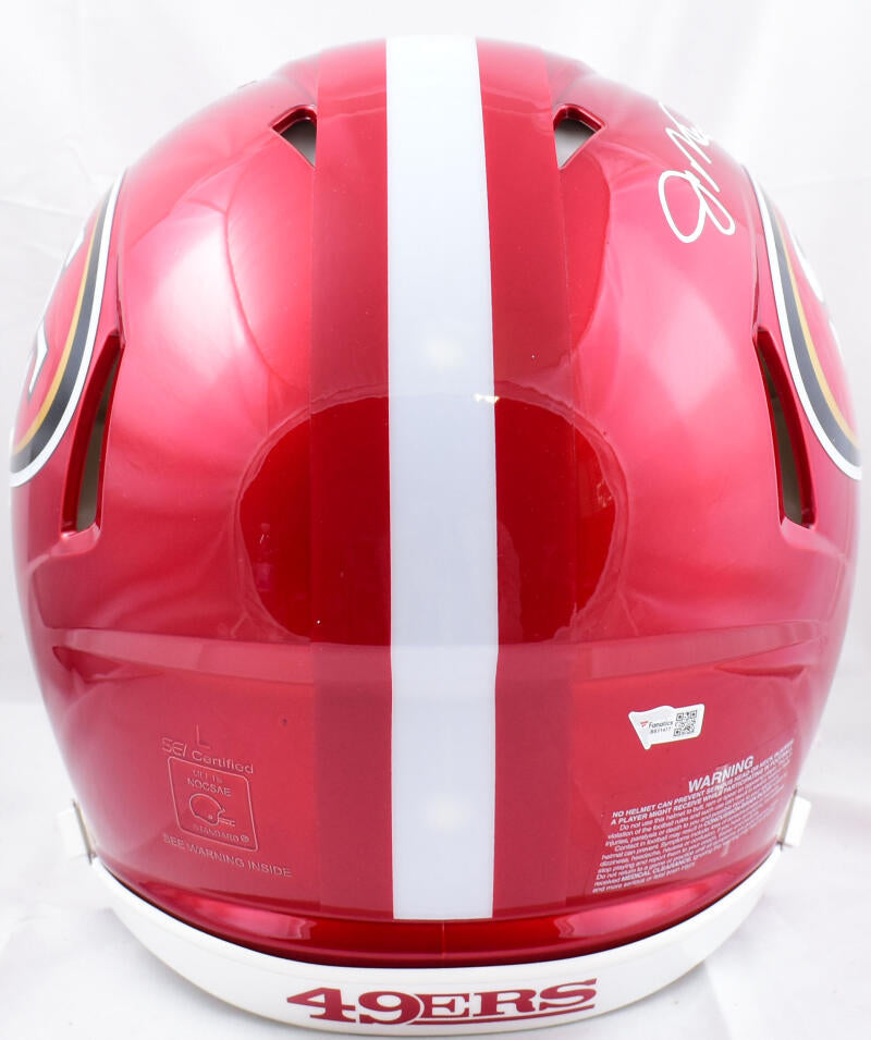 Joe Montana Autographed San Francisco 49ers F/S Flash Speed Authentic Helmet - Fanatics *White Image 3