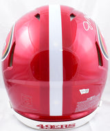 Joe Montana Autographed San Francisco 49ers F/S Flash Speed Authentic Helmet - Fanatics *White Image 3