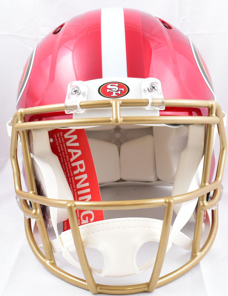 Joe Montana Autographed San Francisco 49ers F/S Flash Speed Authentic Helmet - Fanatics *White Image 4