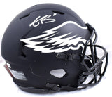 A.J. Brown Autographed Philadelphia Eagles F/S Eclipse Speed Authentic Helmet-Beckett W Hologram *Silver Image 1