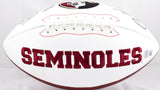 Deion Sanders Autographed Florida State Seminoles Logo Football w/Prime Time- Beckett W Hologram *Black Image 4