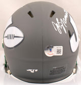 Joe Namath Autographed New York Jets Amp Speed Mini Helmet-Beckett W Hologram *White Image 3