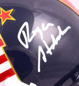 Roger Staubach Signed Navy Midshipmen Don't Tread On Me Mini Helmet w/Heisman-Beckett W Hologram *White Image 2