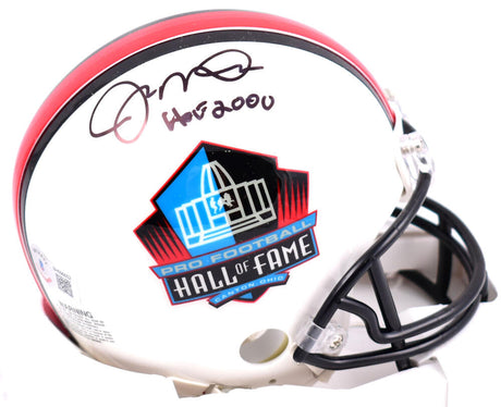 Joe Montana Autographed NFL HOF Mini Helmet w/HOF- Beckett Hologram *Black Image 1