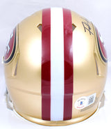 Frank Gore Autographed San Francisco 49ers Speed Mini Helmet-Beckett W Hologram *Black Image 3