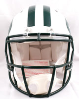 Darrelle Revis Autographed New York Jets F/S 98-18 Speed Authentic Helmet w/HOF - Beckett W Hologram *Black Image 4