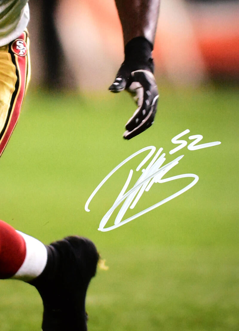 Patrick Willis Autographed San Francisco 49ers 16x20 Close Up Photo- Beckett W Hologram *White Image 2