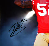 Patrick Willis Autographed San Francisco 49ers 16x20 Flexing Photo- Beckett W Hologram *Black Image 2