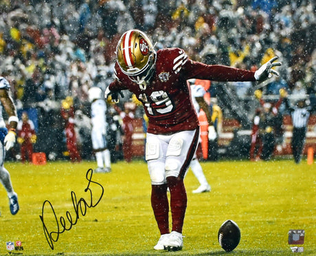 Deebo Samuel Autographed San Francisco 49ers 16x20 Rain Dance Photo- Fanatics *Black Image 1