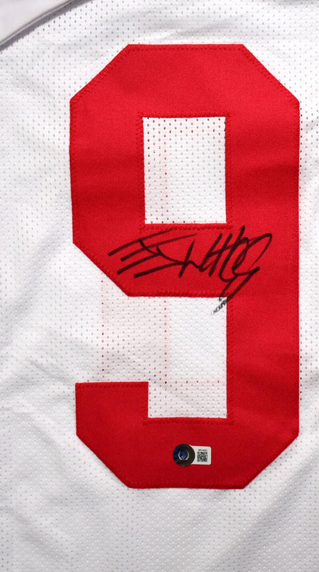 JJ Watt Autographed White College Style Jersey-Beckett W Hologram *Black Image 2