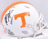 Hendon Hooker Autographed Tennessee Volunteers Speed Mini Helmet- Beckett W Hologram *Black Image 1