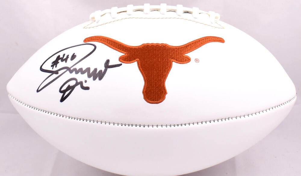 Joseph Ossai Autographed Texas Longhorns Logo Football-Beckett W Hologram *Black Image 1