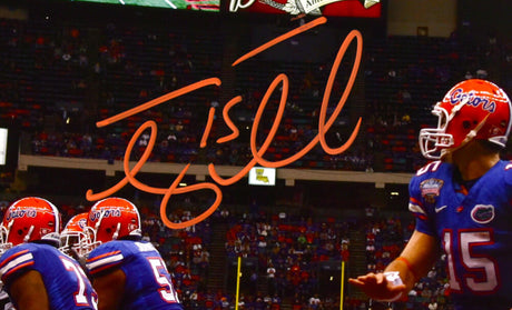 Tim Tebow Autographed Florida Gators 16x20 Passing Photo- Beckett W Hologram *Orange Image 2