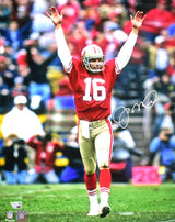 Joe Montana Autographed San Francisco 49ers 16x20 Arms Up Photo- Fanatics *White Image 1