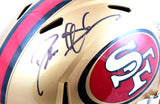 Deion Sanders Autographed San Francisco 49ers F/S 96-08 Speed Helmet-Beckett W Hologram *Black Image 2