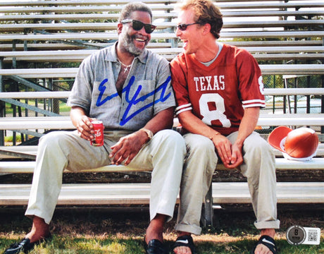 Earl Campbell Signed Texas Longhorns 8x10 w/Matthew McConaughey Photo- Beckett W Hologram *Blue Image 1