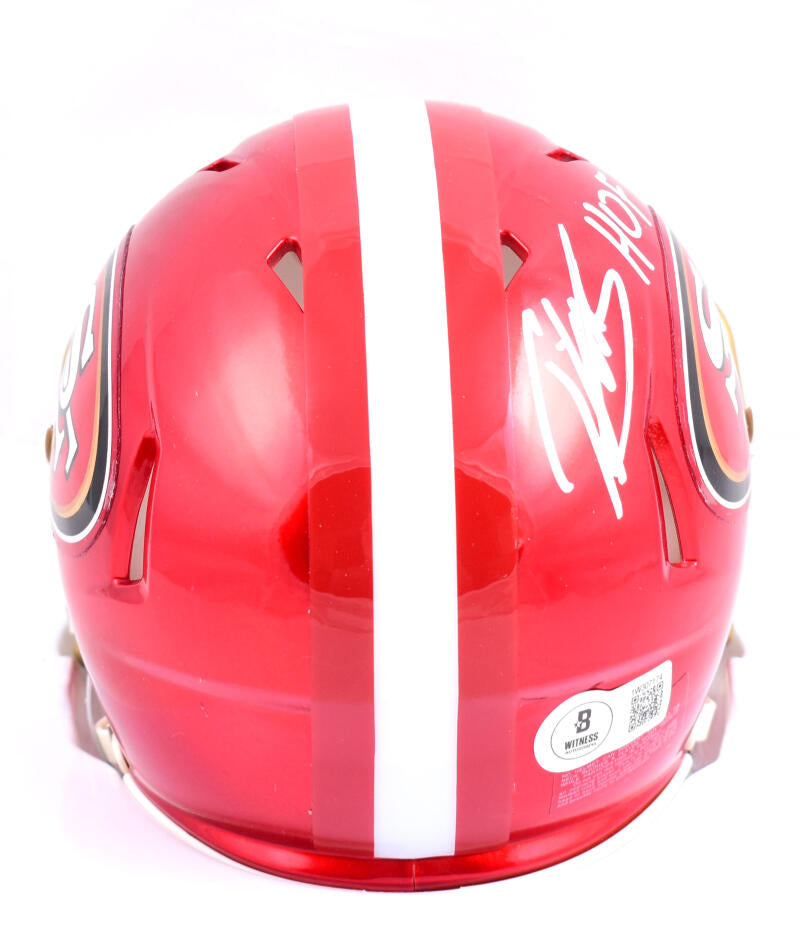 Patrick Willis Autographed San Francisco 49ers Flash Mini Helmet w/HOF - Beckett W Hologram *White Image 3