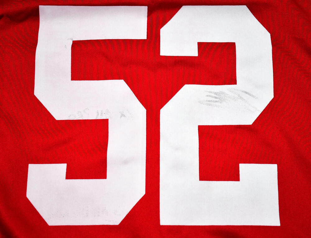 Patrick Willis Autographed 49ers Nike Retired Player Jersey w/ 3 Insc- Beckett W Hologram *Black #'S Bleeding Image 4